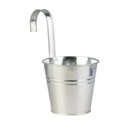 Hängepflanztopf - Silber - Aus Metall - Ca. 14 X 24 Cm