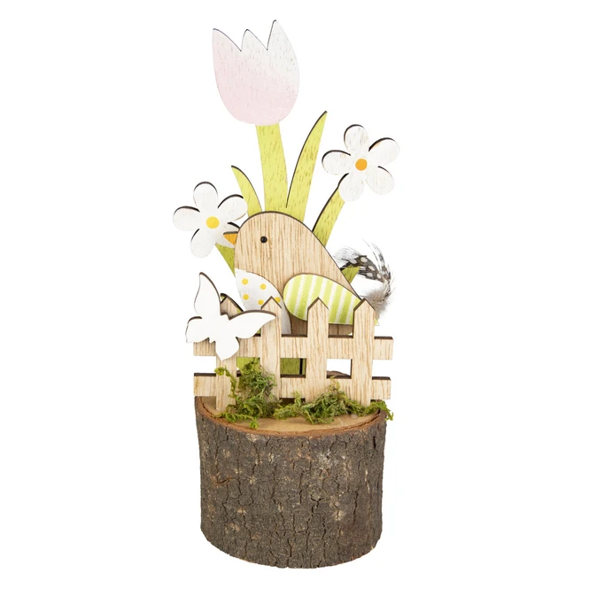 Dekovogel - Aus Holz - Ca. 9 X 9 X 21 Cm - Image 2