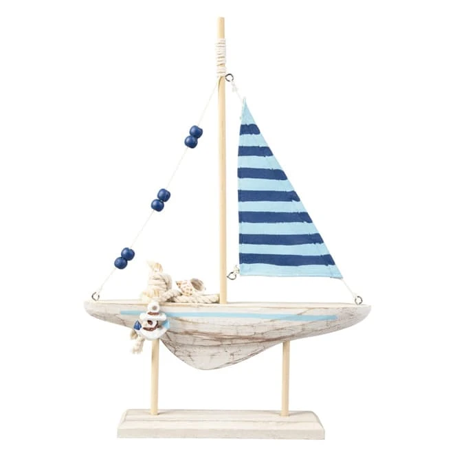 Standdeko - Boot - Aus Holz - Ca. 23 X 4,5 X 35 Cm - Image 2