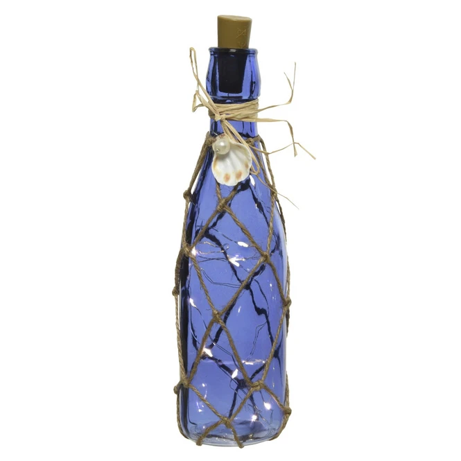 LED-Flasche - Aus Glas - Ca. 28 Cm - 1 Stück - Image 4