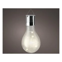 LED-Solarbirne - Ca. 8 X 14 Cm - Klar