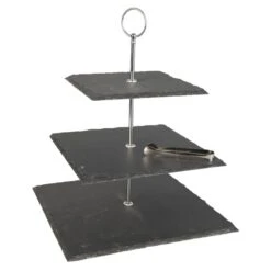 Etagere - Aus Schiefer - Ca. 28 X 28 X 35 Cm