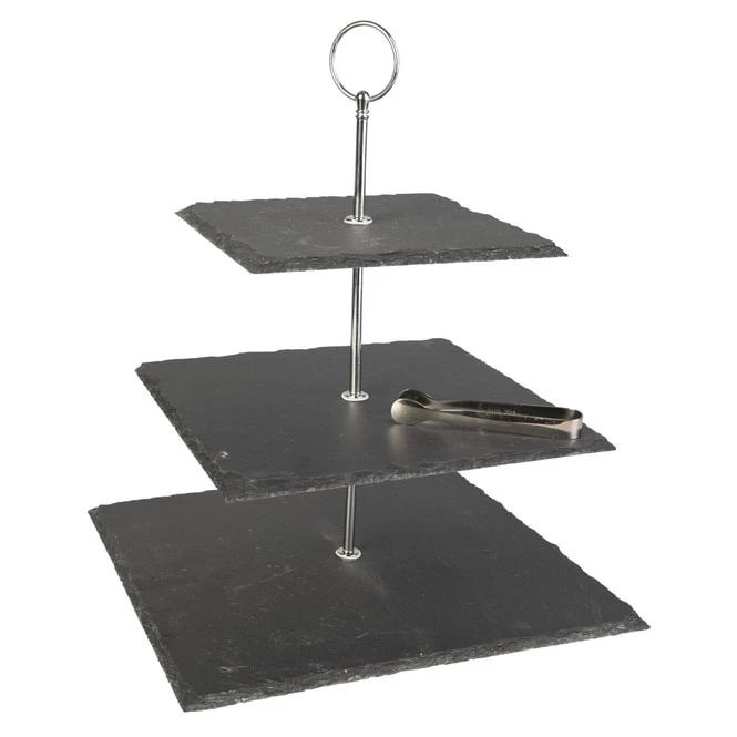 Etagere - Aus Schiefer - Ca. 28 X 28 X 35 Cm