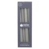 Spitzkerzen - Ca. 2 X 24,5 Cm - Grau - 4 Stück