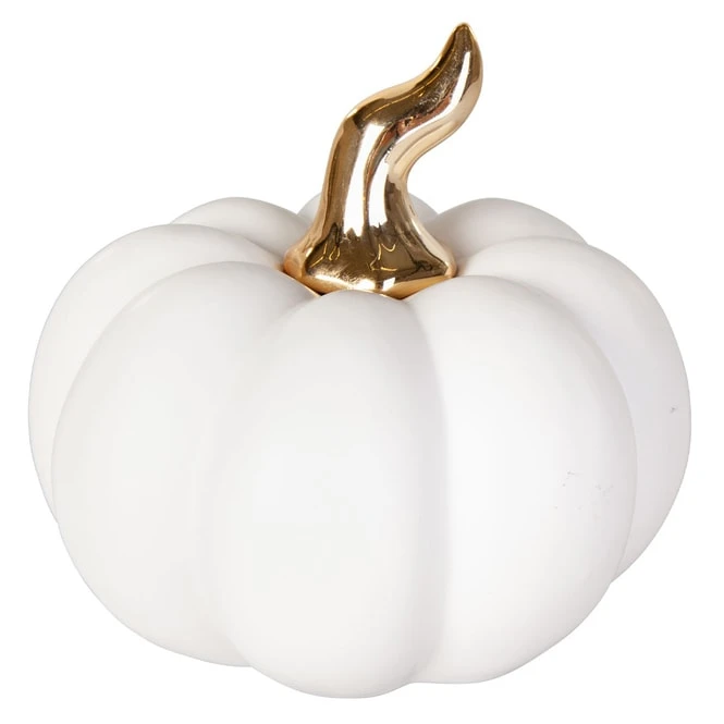 Kürbis - Aus Dolomit - Ca. 16,5 X 16,5 X 16 Cm