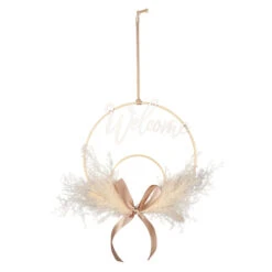 Dekohänger - Ringe - Aus Holz - Ca. 26 X 1 X 30 Cm