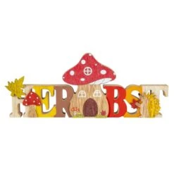 Deko-Schriftzug - Herbst - Aus Holz - Ca. 30 X 2,5 X 12 Cm