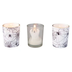 TeelichtglĂ€ser - Halloween - Ca. 5 X 5 X 6 Cm - 3 StĂŒck - 1 Set