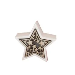 Stern Mit LED - Ca. 16 X 5,5 X 16 Cm