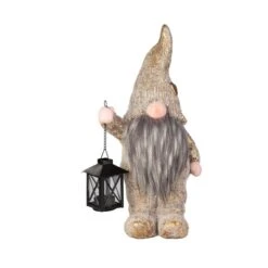Wichtel Mit Laterne - Ca. 21,5 X 15 X 44 Cm