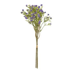 Kleiner Kunstblumenstrauß - Lila/grün - Ca. 20 X 36 Cm