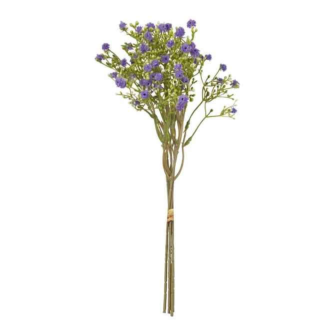 Kleiner Kunstblumenstrauß - Lila/grün - Ca. 20 X 36 Cm