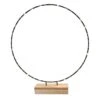 Lichterkreis - Standdeko - Mit LED - Metall Und Holz - Ca. 40 X 6 X 45,5 Cm