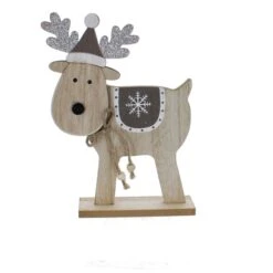 Rentier Stehend - Ca. 18 X 5 X 25 Cm