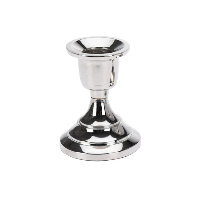 Kerzenständer - Ca. 6 X 6 X 8 Cm - 1 Stück - Silber - Image 3