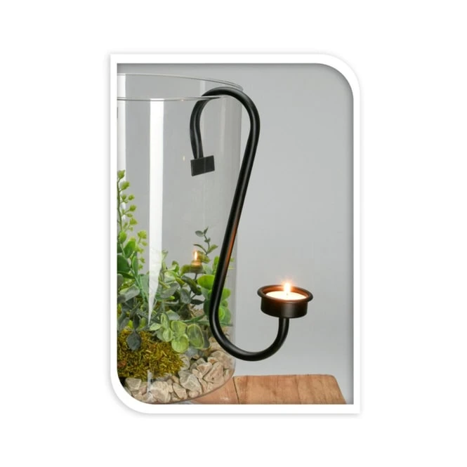 Teelichthalter - Zum HĂ€ngen - Ca. 14 X 4,5 X 24 Cm