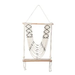 Dekohänger Regal - Boho - Aus Holz - Ca. 38 X 77 Cm