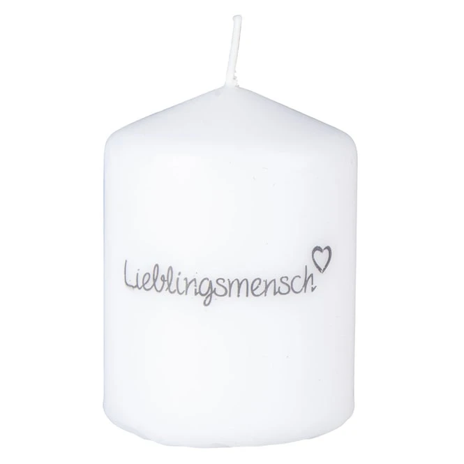 Out Of The Blue Stumpenkerze - Lieblingsmensch - Ca. 6 X 8 Cm - Image 2
