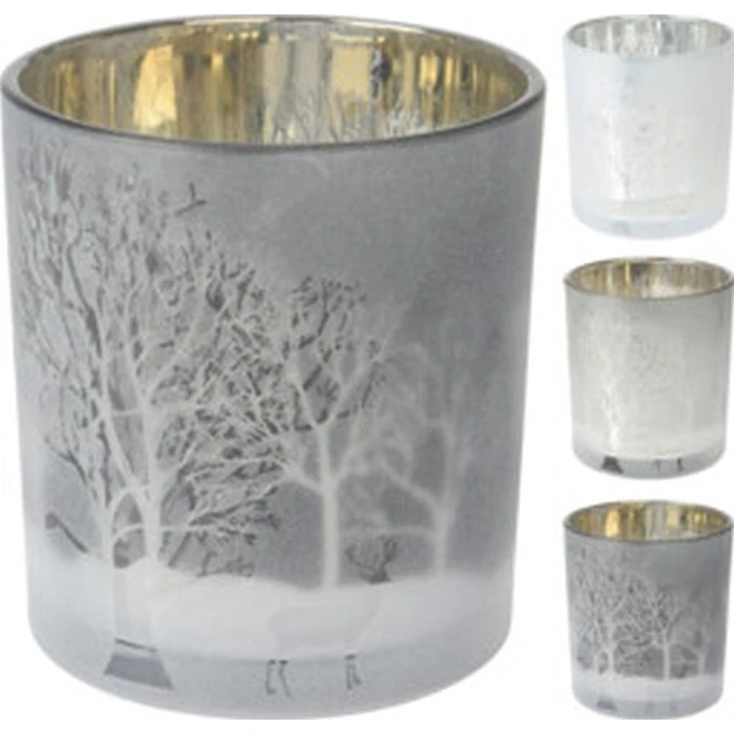 Teelichtglas - Bäume - Ø = Ca. 8cm - Image 3