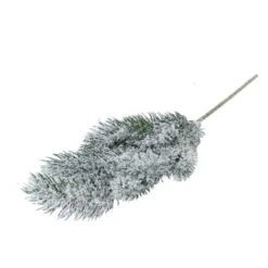 Tannenzweig Verschneit - Aus Kunststoff - 51 Cm