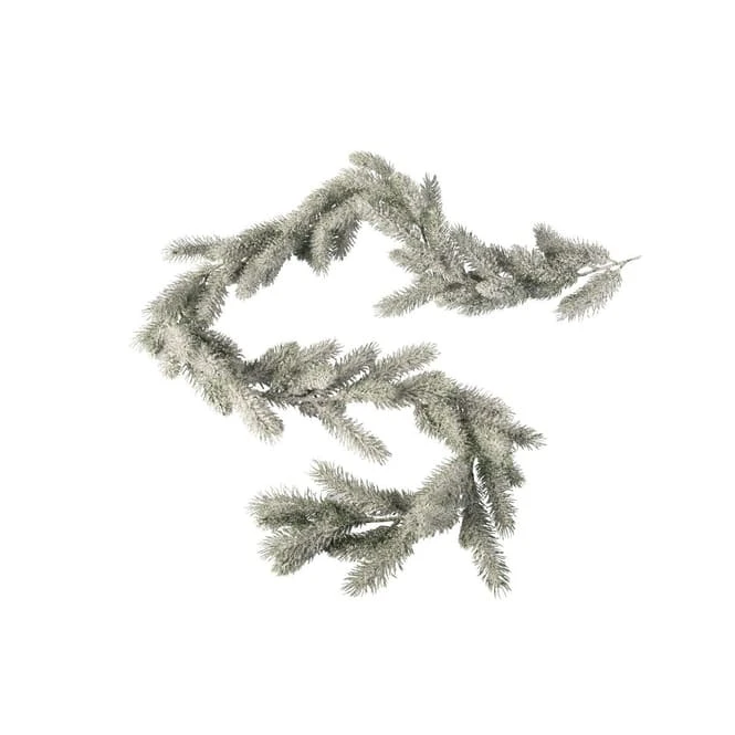 Tannengirlande Verschneit - Aus Kunststoff - 180 Cm