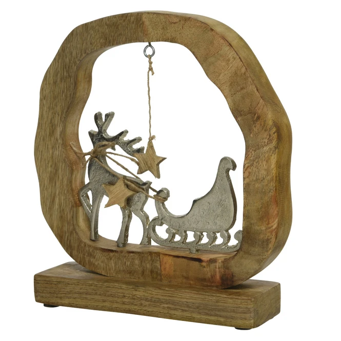 Standdeko - Rentier - Aus Holz - Ca. 21 X 5 Cm - 1 Stück - Image 3