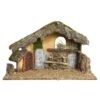 Weihnachtskrippe - Aus Holz - Ca. 50 X 23 X 31 Cm