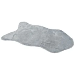 Dekofell - Ca. 60 X 90 Cm - Silbergrau