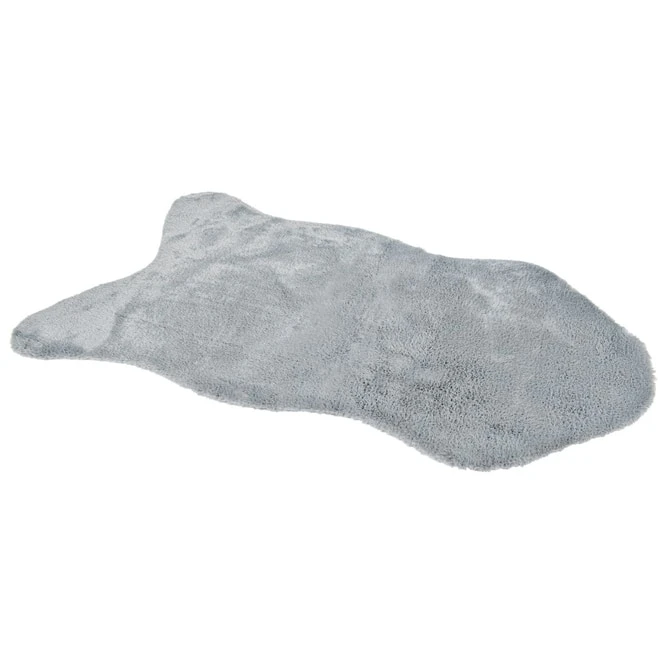 Dekofell - Ca. 60 X 90 Cm - Silbergrau