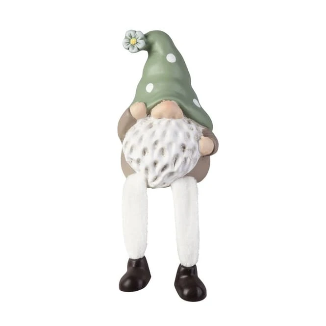 Wichtel Mit Schlenkerbeinen - Aus Keramik - Ca. 8 X 7,5 X 12 Cm