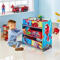 Marvel Spiderman - Regal Mit 6 Boxen