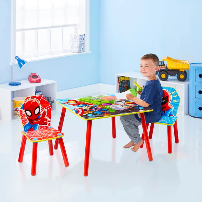 Marvel Spider-Man - Kinder Sitzgruppe - Holz - Image 3