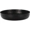 Dekoschale - Metall - Ca. 25 X 5,5 Cm - Schwarz