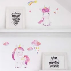 Wandtattoo - Einhorn - Set 2