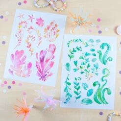 Wandtattoo - Meerjungfrau - Set 1