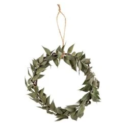 Ruscus-Kranz Zum Hängen - Grün - Ø Ca. 10 Cm