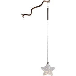 Dekostern - Aus Glas - Mit Draht - Ø = 18 Cm