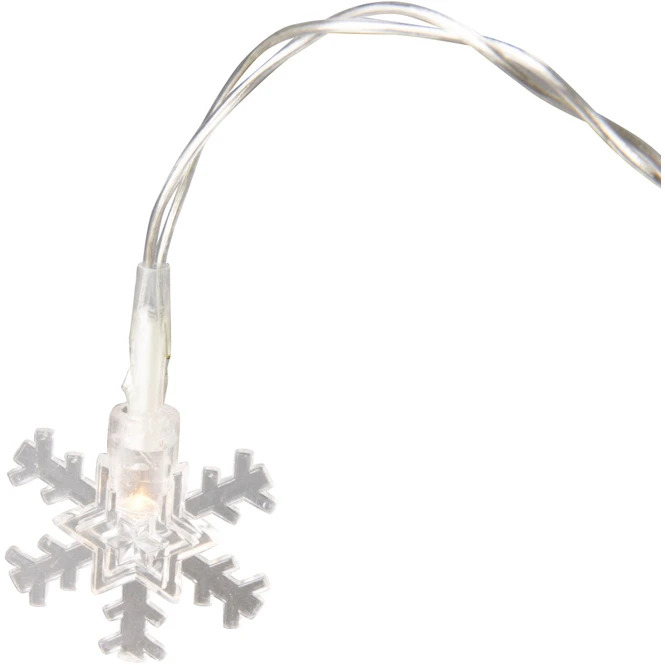 20er LED-Lichterkette - Schneeflocken - 220 Cm - Image 2
