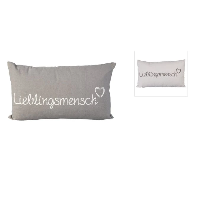 Out Of The Blue Dekokissen - Lieblingsmensch - Ca. 50 X 30 Cm - 1 Stück