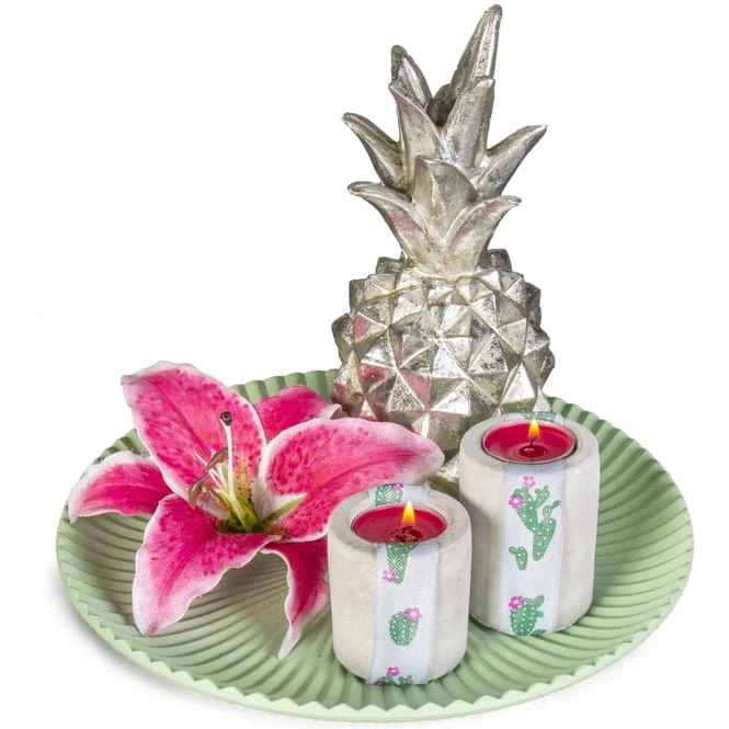 Kerzenhalter - Aus Zement - 8 X 6 Cm - Image 2