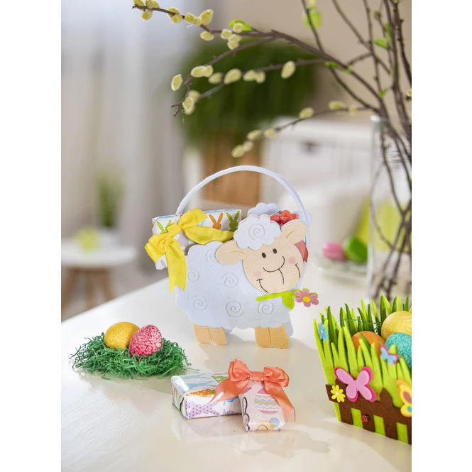 Osterkörbchen - Aus Filz - 20 X 16 X 12,5 Cm - Image 2