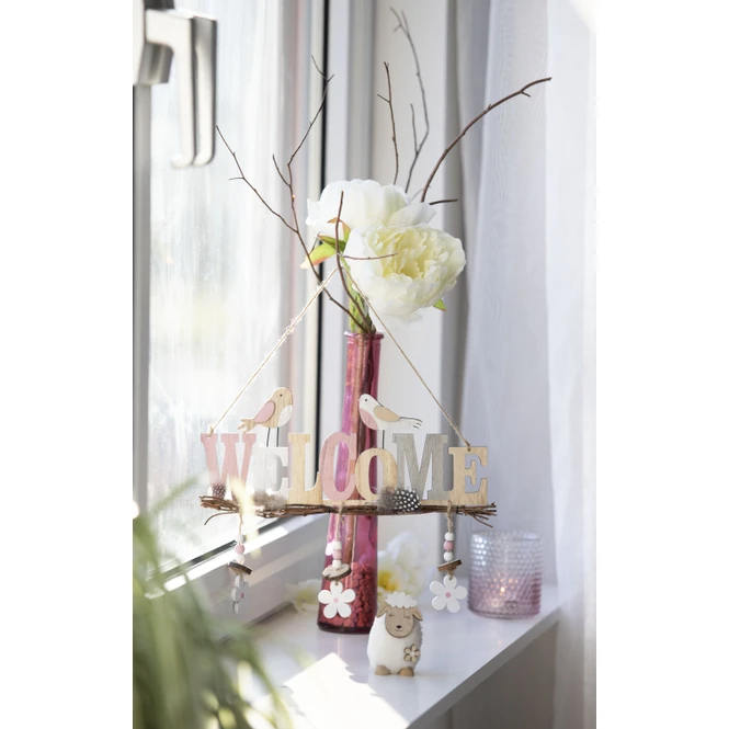 Dekohänger - Welcome - Aus Holz - Ca. 35 X 2,5 X 39,5 Cm - Image 2