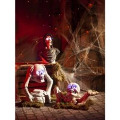 LED-Skelett - Aus Magnesia - 28,5 X 18,5 X 35 Cm