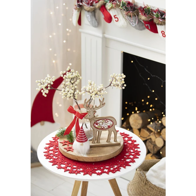 Streudeko - Sterne - Aus Holz - Ø = Ca. 6 Cm - 20 Stück - Image 2