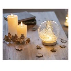 LED-Kugel - Baum - Aus Glas - Ø = Ca. 15 Cm