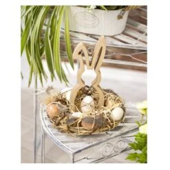 Dekohase - Aus Holz - 12 X 2,5 X 26 Cm