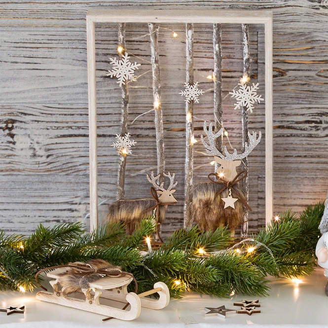 LED-Standdeko - Aus Holz - Ca. 24 X 4 X 32,5 Cm - Image 2