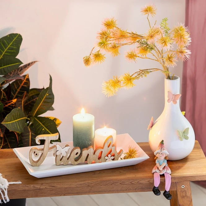 Deko-Schriftzug - Friends - Aus Holz - Ca. 30,5 X 2 X 11 Cm