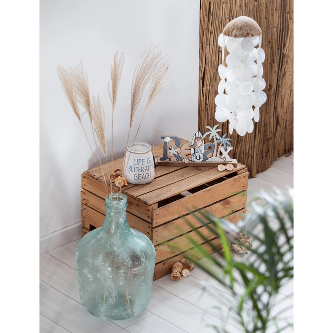 Vase - Aus Glas - Ca. 42 Cm - Image 2