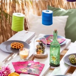 LED-Glocke - Tukan - Aus Glas - Ca. 11 X 17 Cm